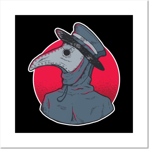 Plague Doctor Wall Art by madeinchorley